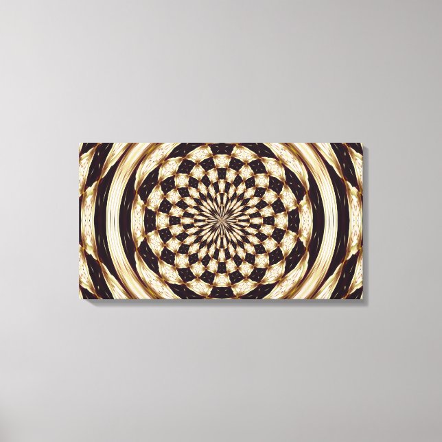 Ivory Kaleidoscope Flower Mandala Decor (Front)