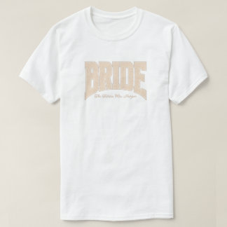 Ivory Lace BRIDE Engagement Shower Bach Party T-Shirt