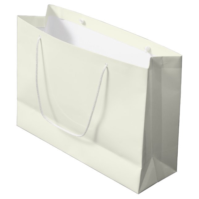 Ivory Large Gift Bag (Front Angled)