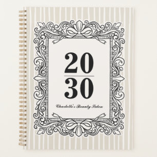 Ivory Ornate Bow Frame Year Planner