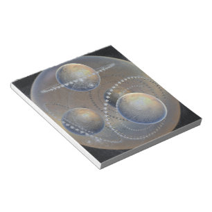 Ivory Planets Notepad