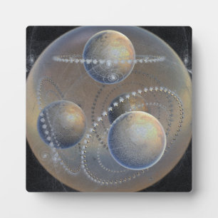 Ivory Planets Plaque