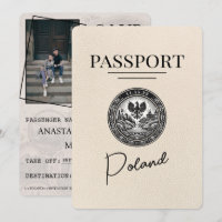 Ivory Poland Passport Save The Date
