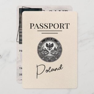 Ivory Poland Passport Save The Date