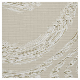 Ivory Polyester Poplin Fabric