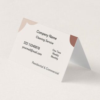 Ivory Professional Cleaning Service Business Card