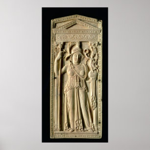 Ivory relief tablet poster