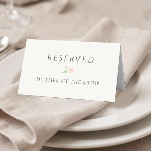 Ivory   RESERVED for Wedding Place Card