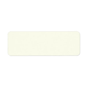 Ivory Return Address Label