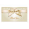 Ivory Ribbon Gold Stripes Thank You