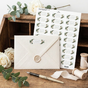 Ivory Rose Forest Green Gold Botanical