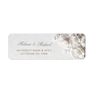 Ivory Roses 3D Flowers    Wedding