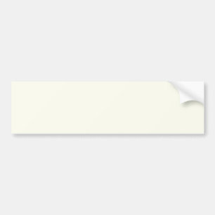 Ivory Solid Color Bumper Sticker