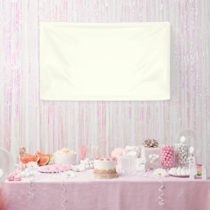 Ivory Solid Colour Banner