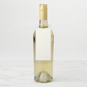 Ivory Solid Colour Bottle Tag