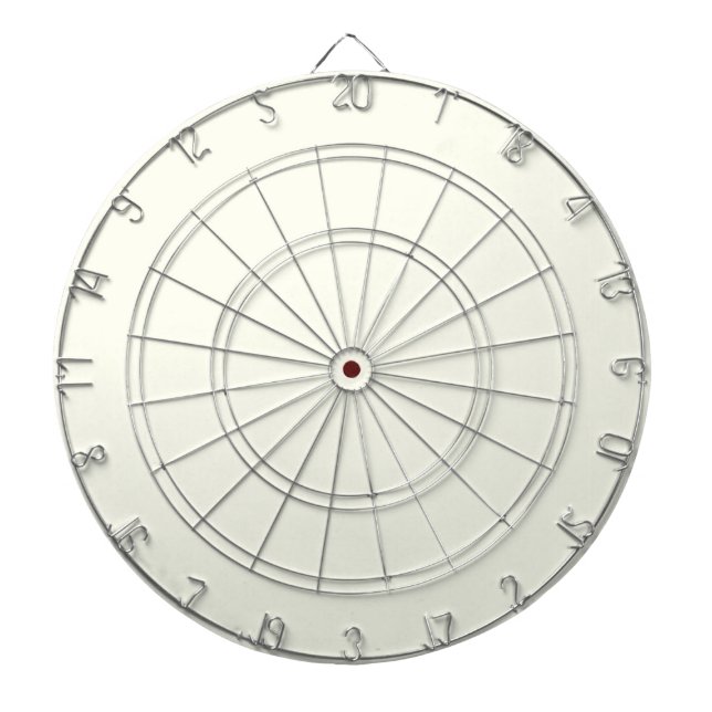 Ivory Solid Colour Dartboard (Front)