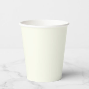 Ivory Solid Colour Paper Cups