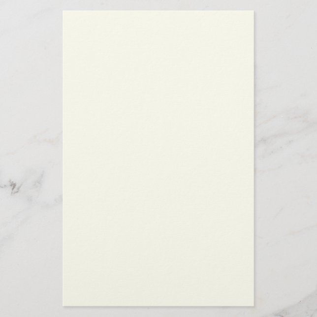 Ivory Solid Colour Stationery (Front)