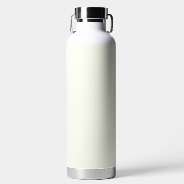 Ivory Solid Colour Water Bottle (Front)