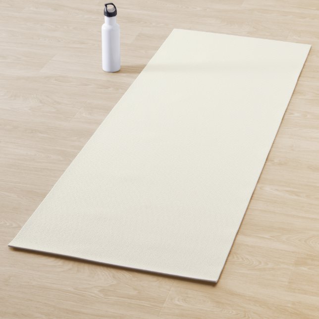 Ivory Solid Colour Yoga Mat (In Situ)