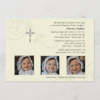 Ivory Splendour Photo Invitation