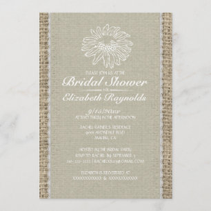 Ivory Vintage Lace Bridal Shower Invitations