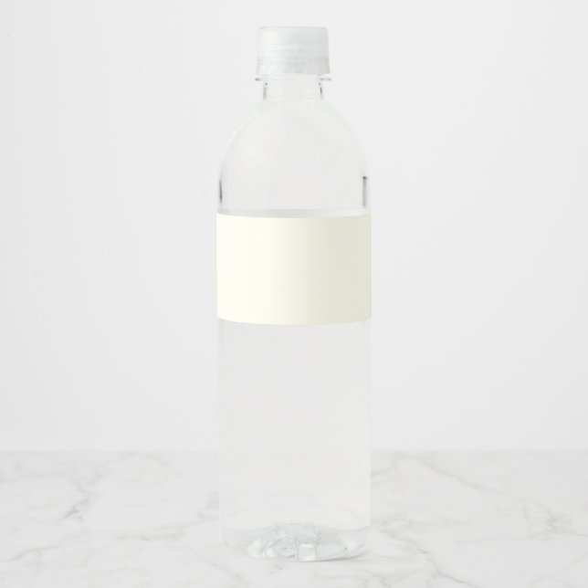 Ivory Water Bottle Label (Front)