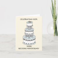 Ivory Wedding Anniversary 14 Years