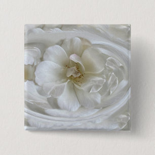 Ivory white 15 cm square badge
