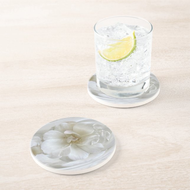 Ivory white coaster (Side)