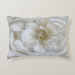 Ivory white decorative cushion