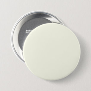 Ivory White FFFFF0 - Option to Add Name 7.5 Cm Round Badge