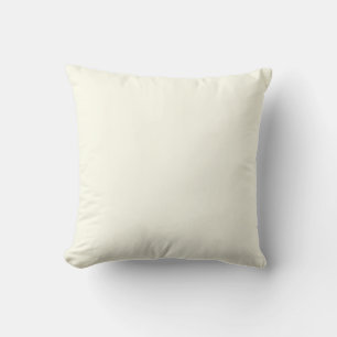 Ivory White FFFFF0 - Option to Add Name Cushion