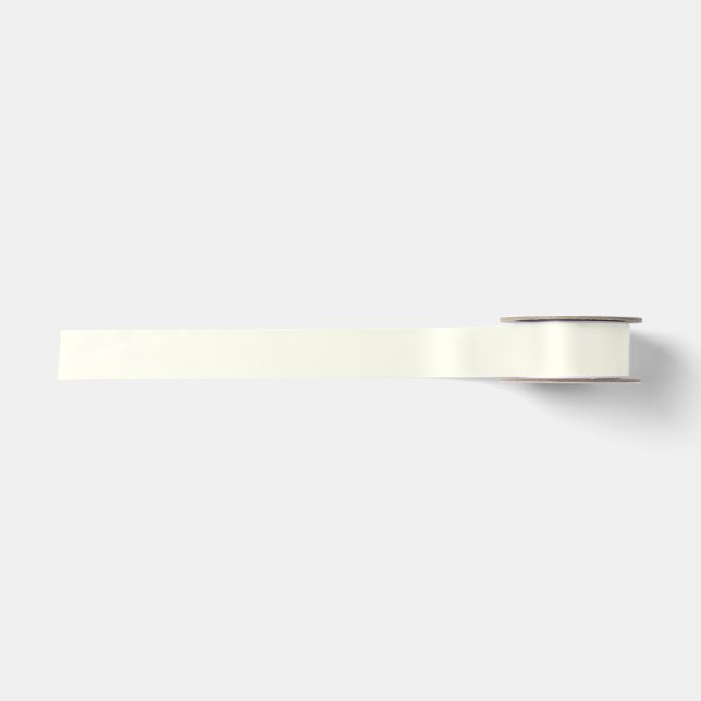 Ivory White Satin Ribbon (Front)