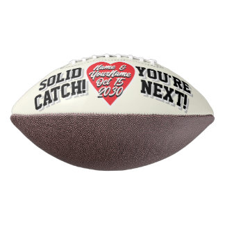 Ivory White YOU'RE NEXT! Alternative Garter Toss Football