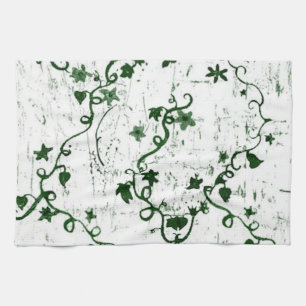 Ivy Abstract Tea Towel