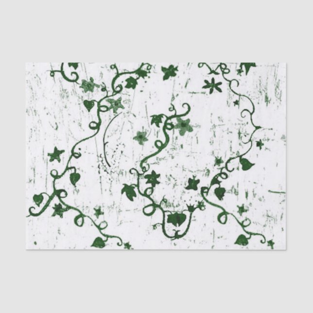 Ivy Abstract Tissue Paper (Front)
