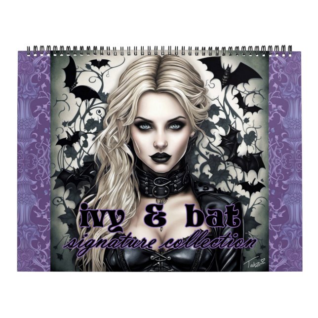 Ivy and Bat Signature Collection Art Calendar (Cover)