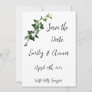 Ivy and Hearts Save the Date