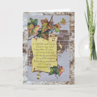 Ivy Anniversary Card