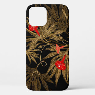 Ivy Climbing Plant: Golden Vintage. iPhone 12 Case