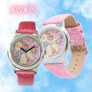 IVY - Girls Named Unicorn Dreams Personalised Watch