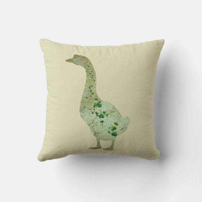 Ivy Leaf Goose Cushion (Back)