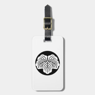 Ivy leaf in rice cake luggage tag