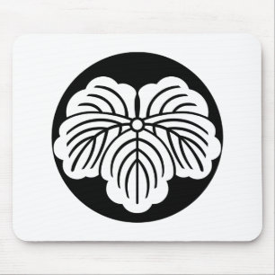 Ivy leaf in rice cake mouse pad