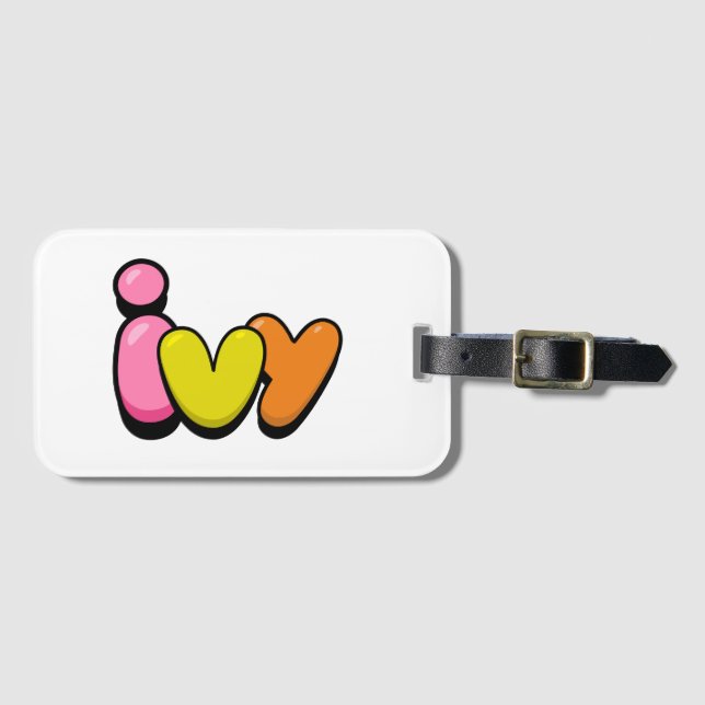 Ivy Luggage Tag (Front Horizontal)