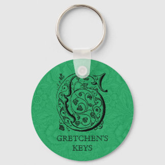 Ivy Monogram G Keychain