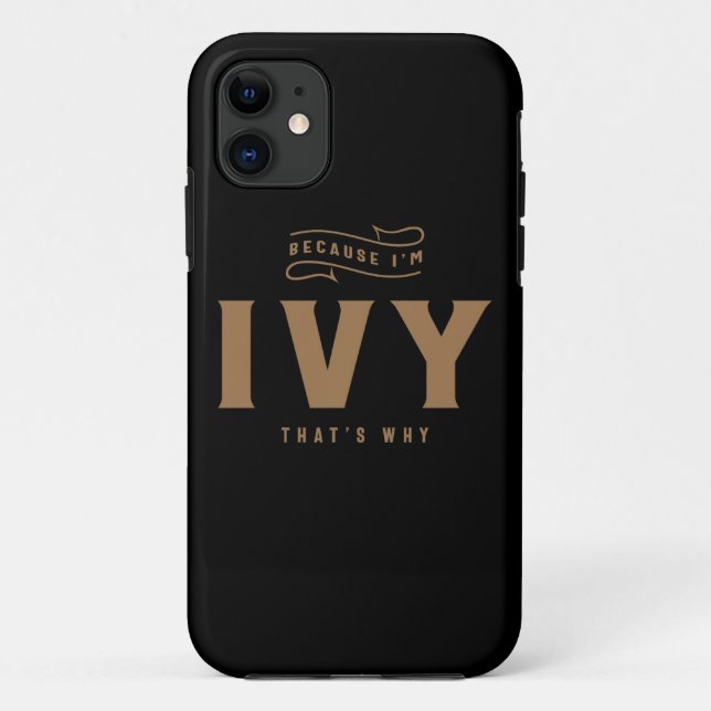 Ivy Name Personalised Ivy Birthday Name Ivy  Case-Mate iPhone Case (Back)