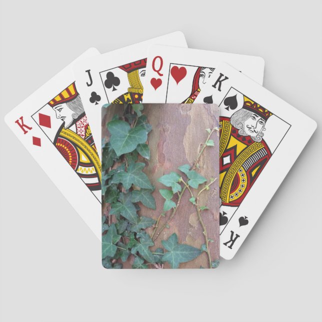 ivy on tree playing cards (Back)