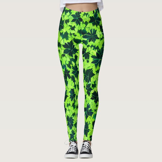 Ivy Pattern Leggings (Front)